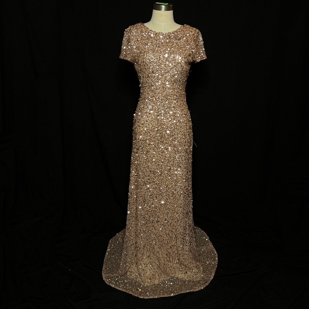 Adrianna Papell Sequins Evening Gown